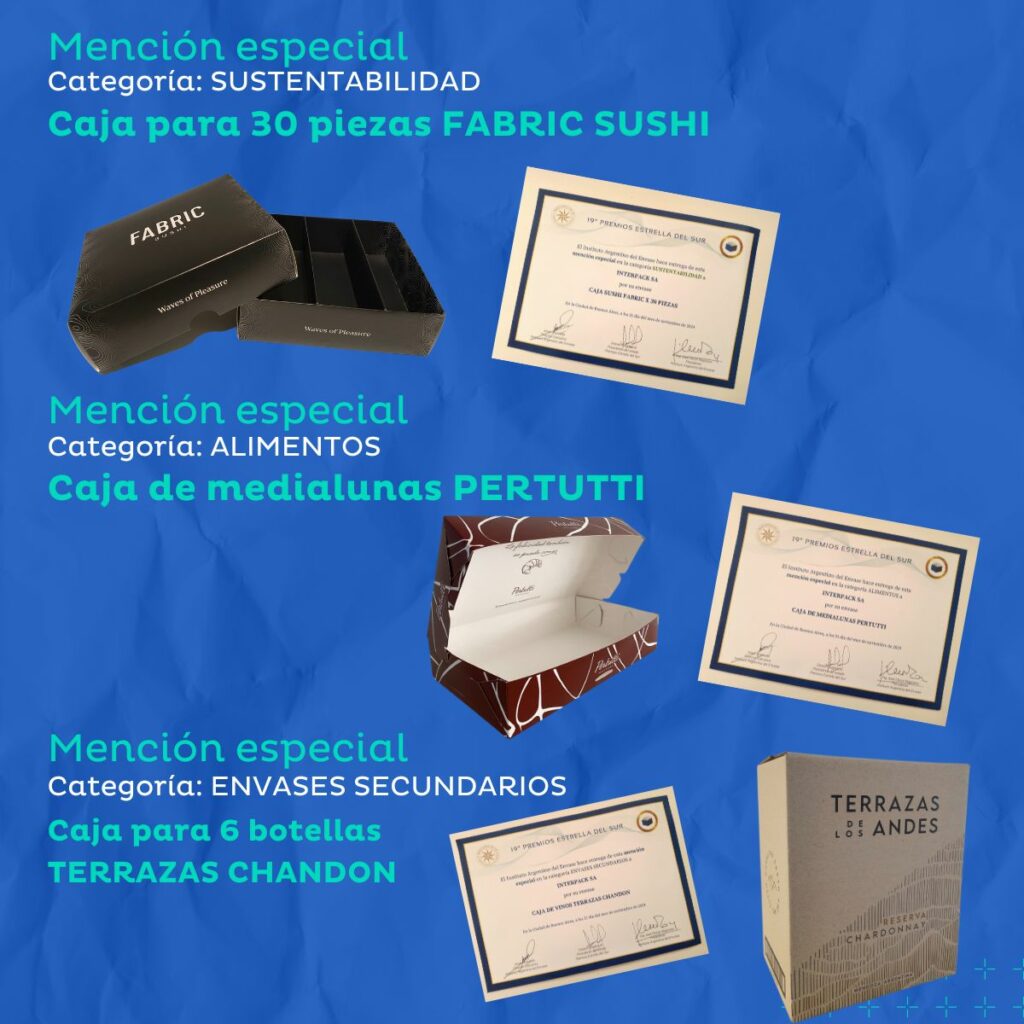 Interpack participó en los Premios Estrella del Sur 2024 premios eds 2